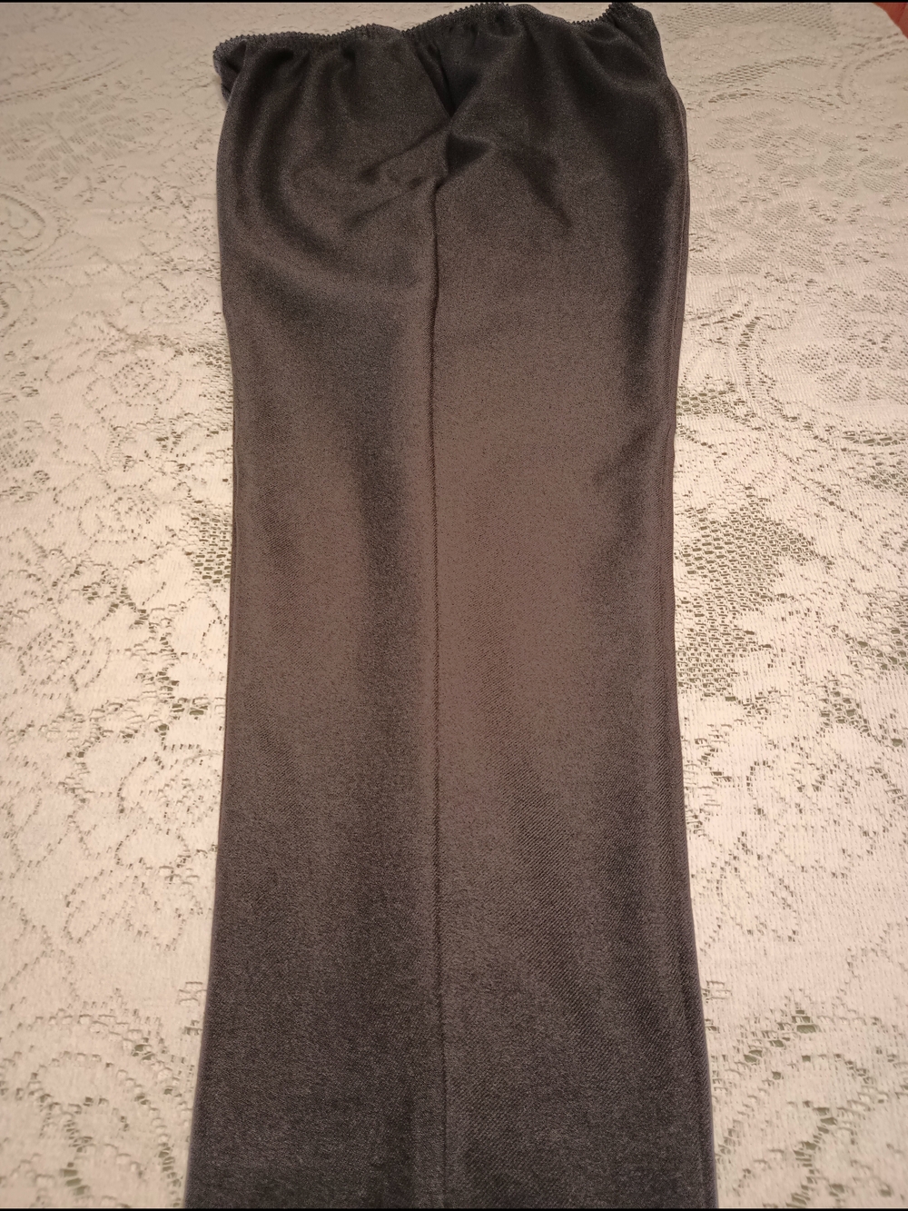 Alfred Dunner Black Wide-Leg Pants